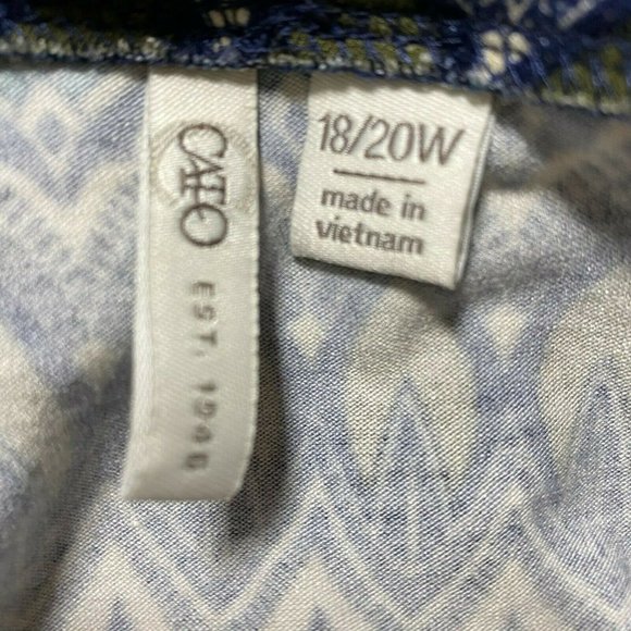 Cato Women’s Long Sleeve Pullover Top Size 18/20W - Picture 5 of 5